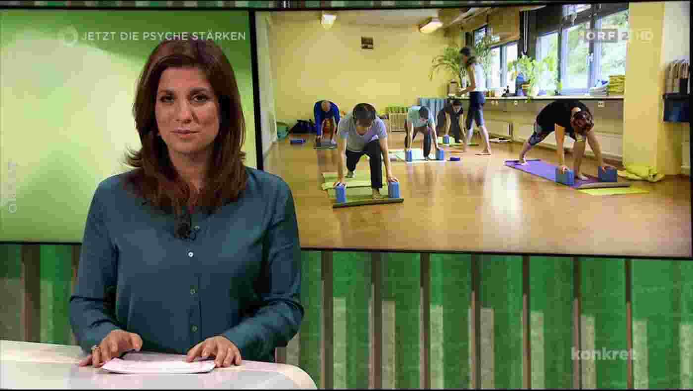 ORF-konkret berichtet von der stärkenden Kraft des Yoga